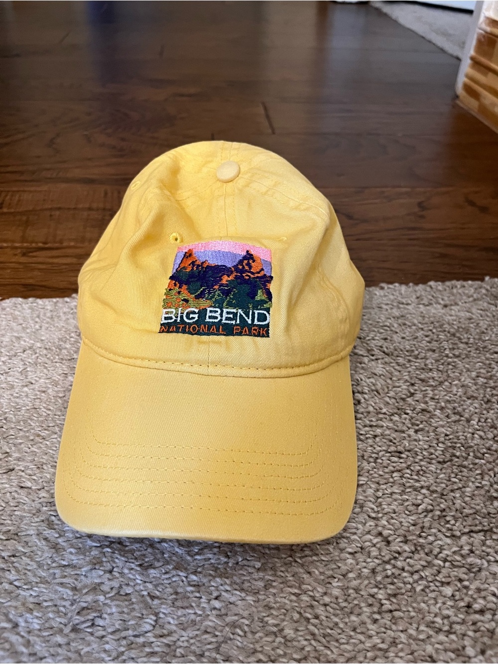 OTTO Yellow Big Bend National Park Embroidered Baseball Cap